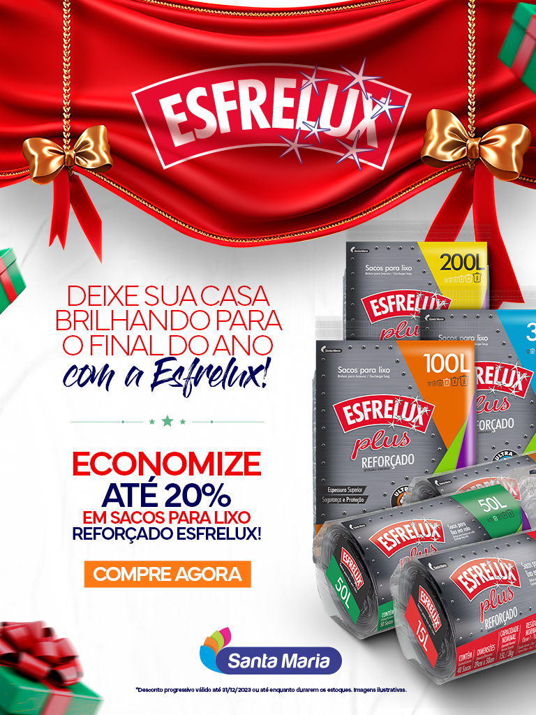 Esponja Esfrelux Crespa Com 2 Unidades - Santa Maria